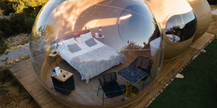 Hoteles burbuja: así se duerme en las habitaciones del millón de estrellas