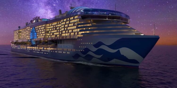 el crucero Star Princess se inaugurará en 2025