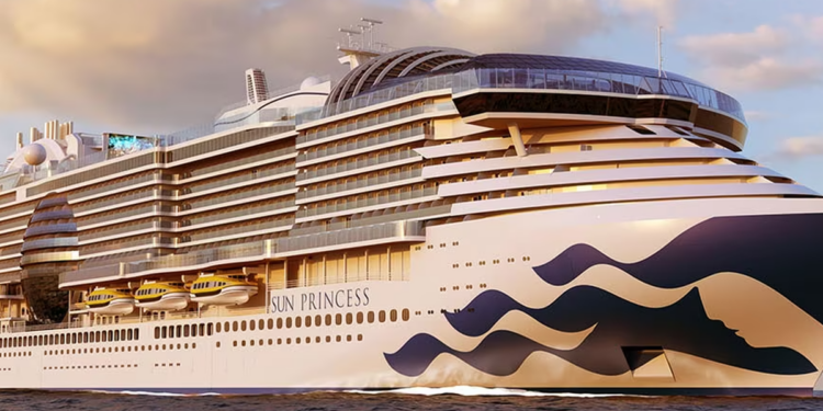 el nuevo crucero Sun Princess navegará en el Caribe en 2024