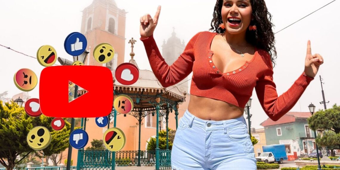 Youtuber Brenda Catalán de paseo en Real del Monte; esto dijo