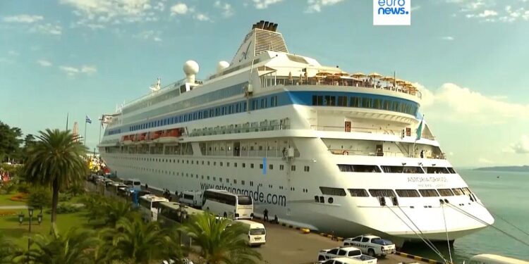 Georgia | Violenta protesta contra un crucero con rusos a bordo deja una veintena de detenidos