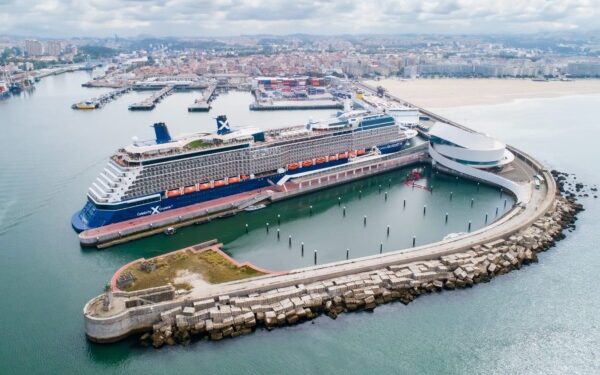 Terminal de Cruceros de Porto recibe 12% más buques que en 2022