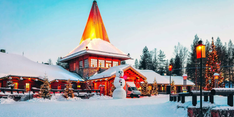 Laponia Viajes permite hacer realidad un encuentro con Papá Noel en la Laponia finlandesa