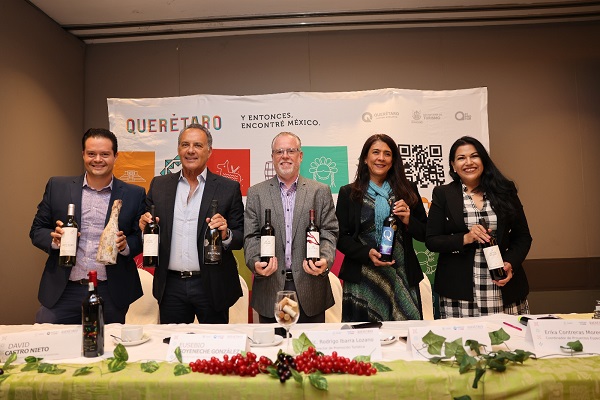 Anuncian la tercera edición del Festival del Vino Queretano. Se realizará los días 7 y 8 de octubre en el Centro de las Artes de Querétaro