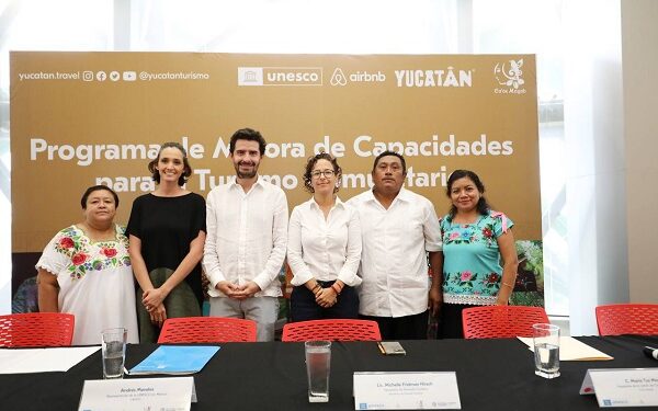 SEFOTUR, UNESCO, Co’ox Mayab y Airbnb presentan programa para fortalecer el turismo rural comunitario en Yucatán