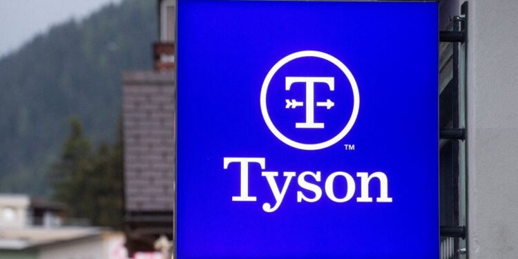 Tyson Foods ventas a la baja