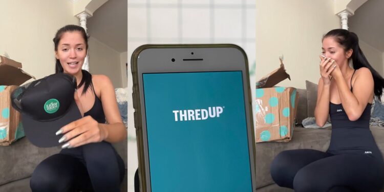 ThredUp Customer Receives Package Full of Whole Foods Hats
