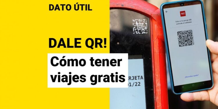 Entra en vigencia sistema "Dale QR!": Así puedes acceder a viajes gratuitos