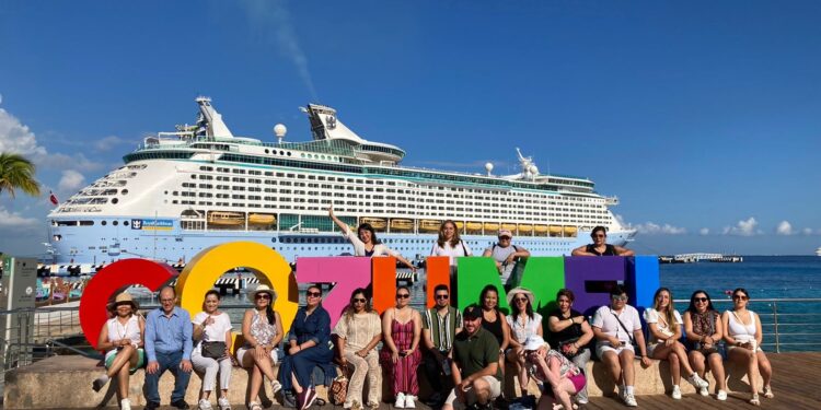 Cozumel: agentes de todo el país conocen al detalle los megacruceros