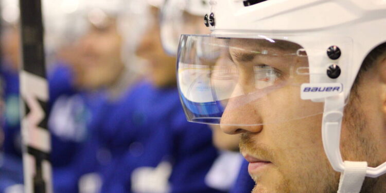 The Vancouver Canucks held an intrasquad scrimmage at the Save-On-Foods Memorial Centre during day three of their Victoria training camp on Sept. 23. (Jake Romphf/News Staff)