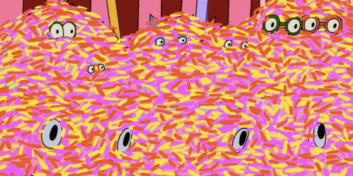 Postmates animates your brain on certain foods using six unique visual styles