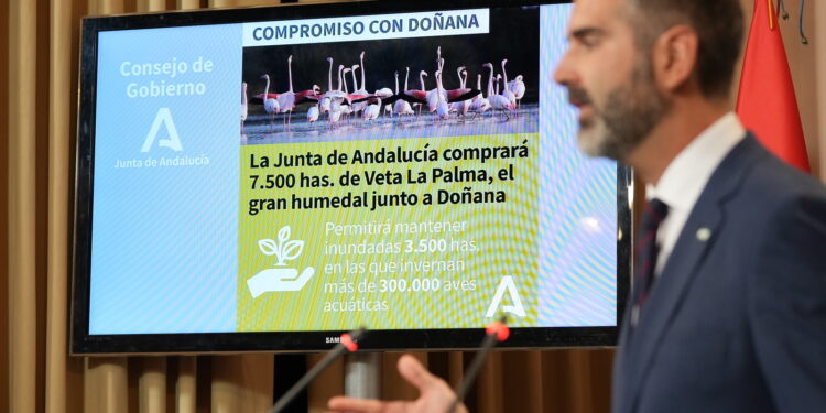 Moreno lleva un año negociando con el holding de Ebro Foods la compra de los terrenos para ampliar Doñana