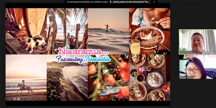 Nicaragua realiza webinar con profesionales del turismo canadiense