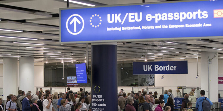 La recaudación del ETA se utilizará para mejorar el sistema fronterizo de Reino Unido.