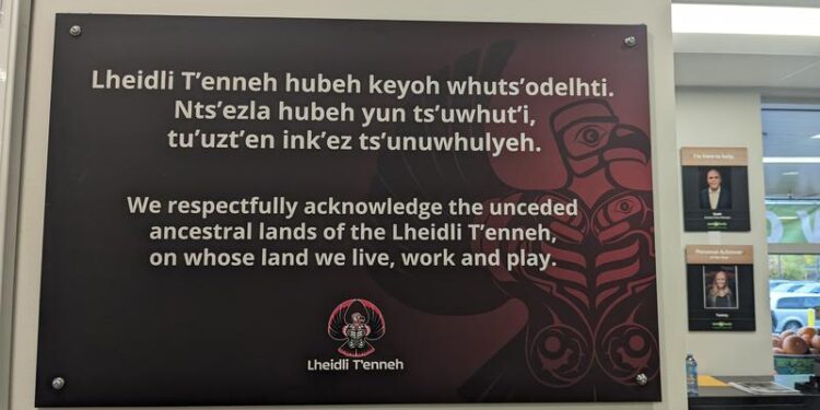 Save-On-Foods Pine Centre makes “Respectful Acknowledgment” pledge