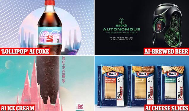 The foods and drinks designed by AI on shelves this year- but would YOU try them?