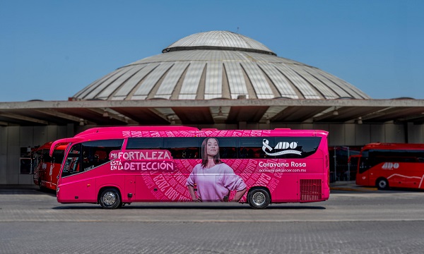 La doceava caravana rosa de ADO en contra del cáncer de mama !inicia su recorrido¡