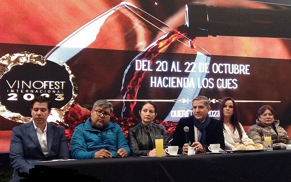 Del 20 al 22 de octubre será llevado a cabo el “Vinofest Internacional 2023” en la hacienda  Los Cues en Querétaro