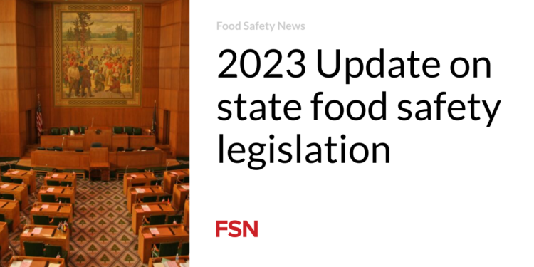 2023 Update on state food safety legislation