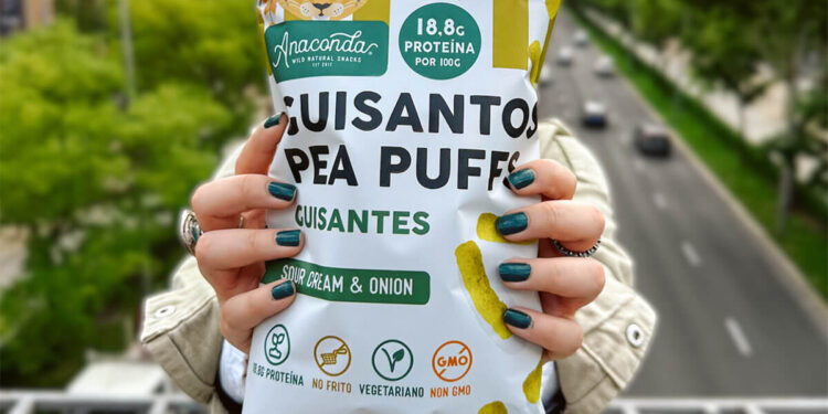 Anaconda Foods sorprende con sus gusanitos de harina de guisantes
