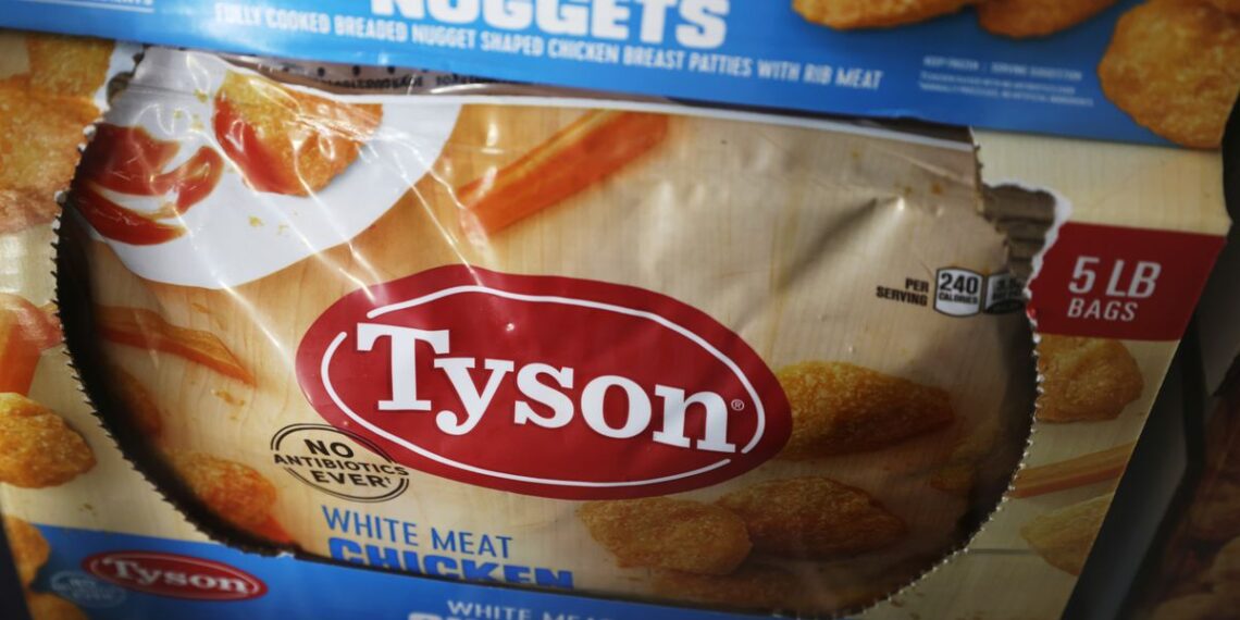 Analysis: Record chicken prices squeeze US shoppers, benefit Tyson Foods