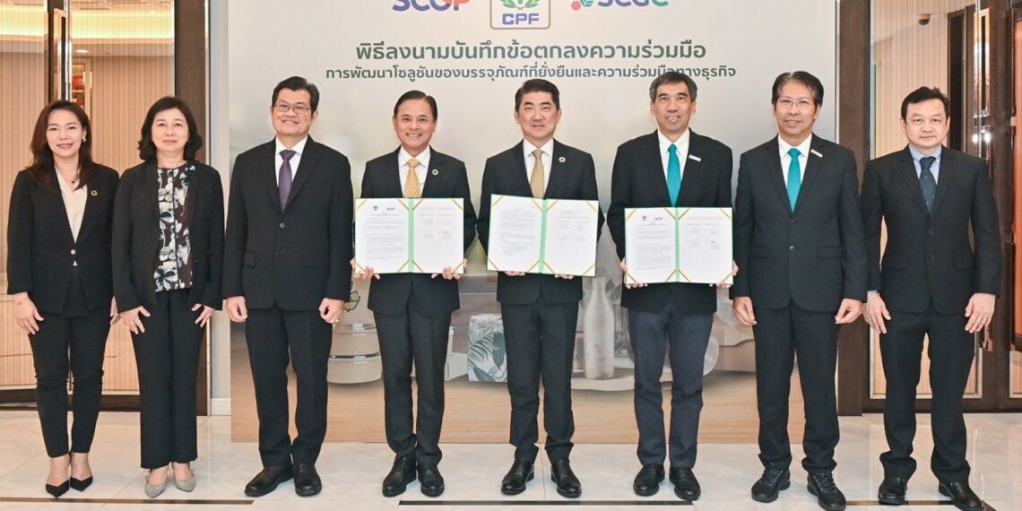 CP Foods, SCGP, SCGC sign MoU for green packaging initiative