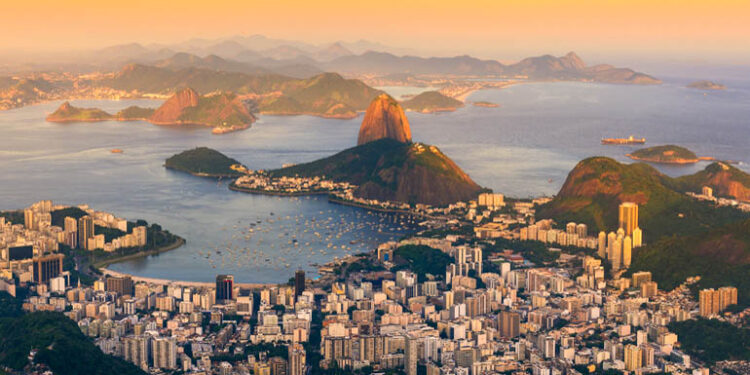 Vista de Pao de Açucar en Rio de Janeiro