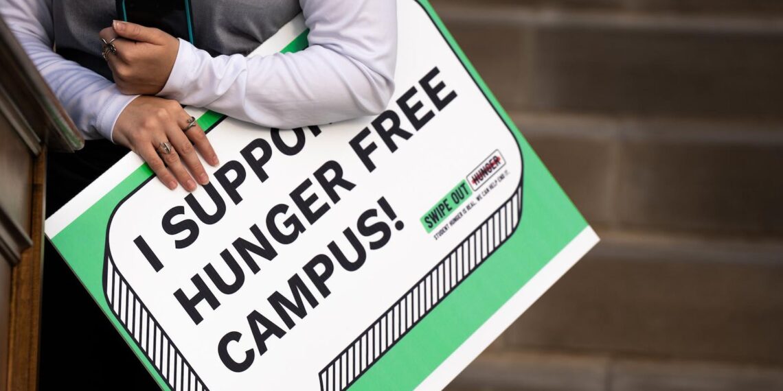 MSU students rally at the Capitol for greater food security on Michigan campuses