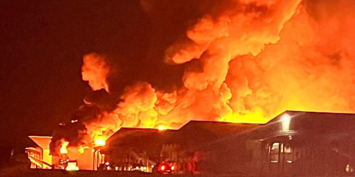 Massive fire breaks out overnight at Cal-Maine Foods in Muhlenberg County | Kentucky