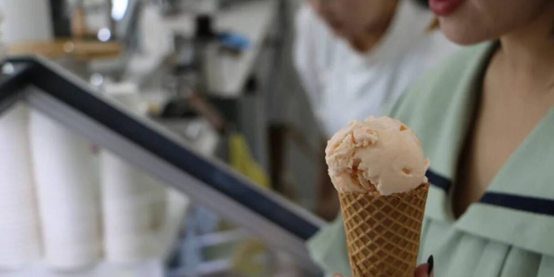 Salmon ice cream at Epsom shop 'like cat food but in a good way'