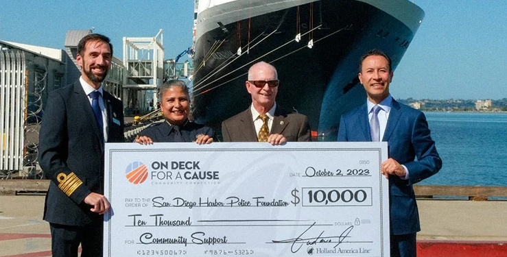 Holland America Line y San Diego celebran inicio de temporada de cruceros