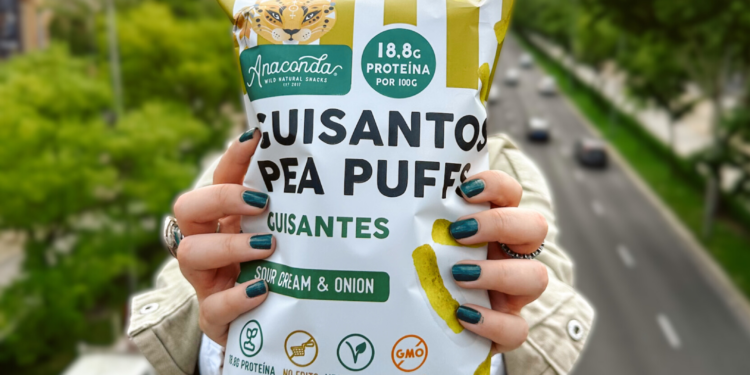 Anaconda Foods lanza gusanitos elaborados con harina de guisante
