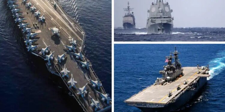 el despligue de EE.UU. en Oriente Próximo ante una posible escalada