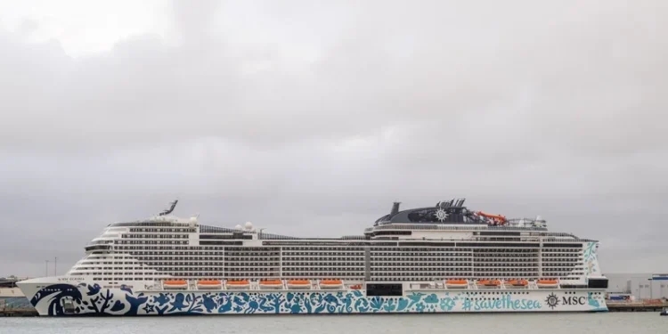 MSC Euribia realiza escala inaugural en Southampton