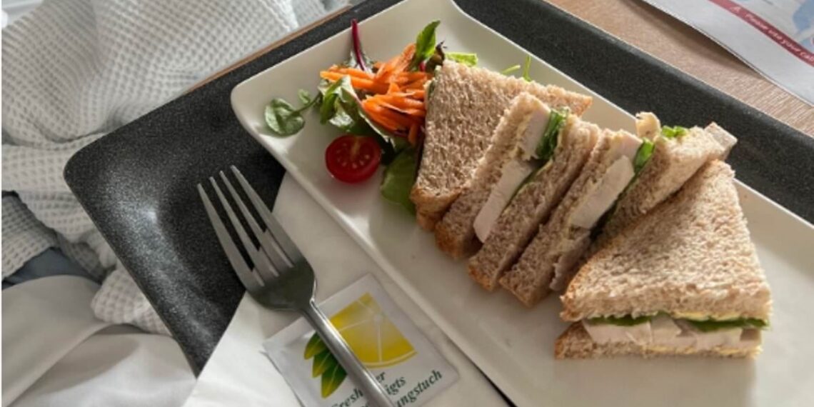 Most disappointing NHS meals revealed: From a single jacket potato to a dry cheese sandwich with no butter