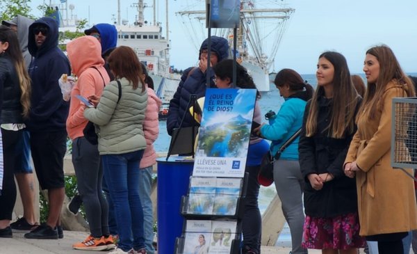 Los testigos de Jehová acompañarán la llegada de los cruceros a la ciudad