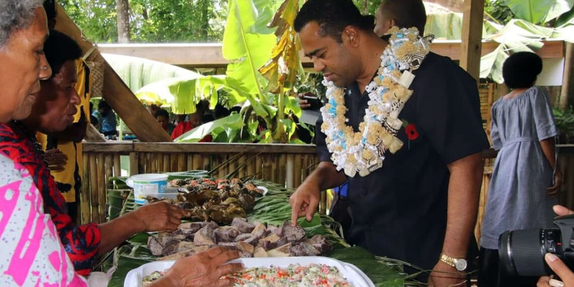 Provinces of Rewa, Tailevu and Naitasiri take part in Traditional Foods Exhibition at Veikau Eco Lodge
