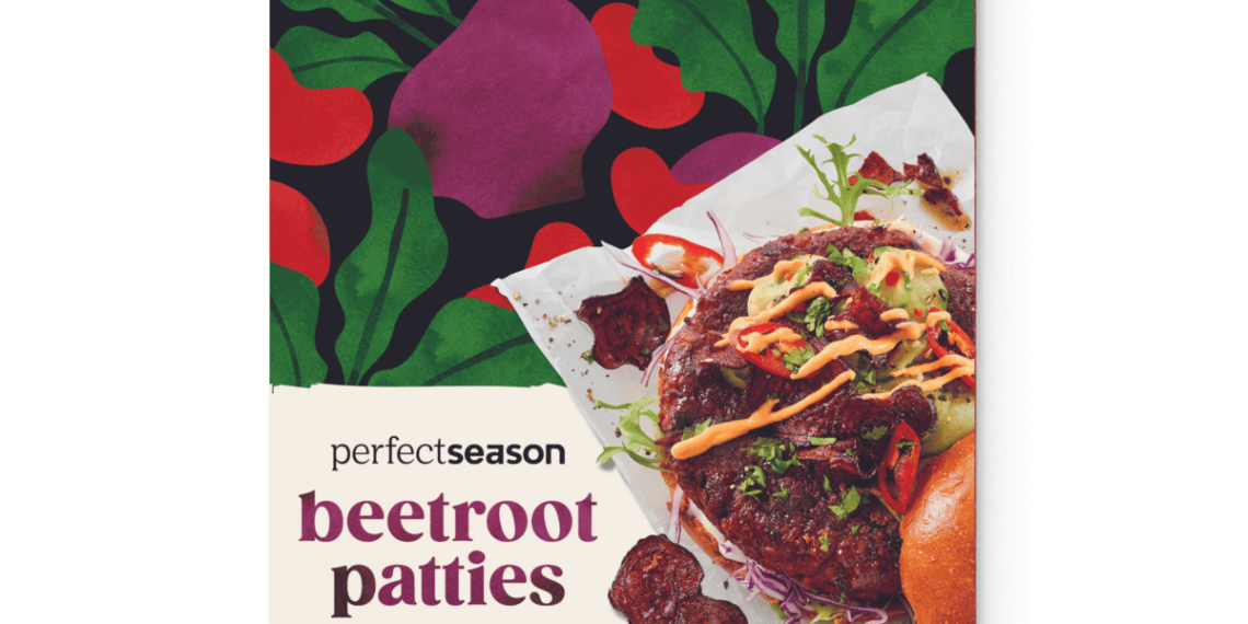 PerfectSeason beetroot patties