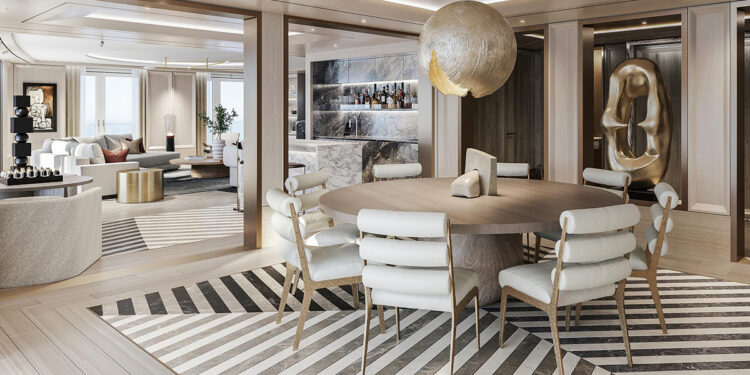 Dentro del Regent Seven Seas Grandeur, el crucero para los amantes del arte que tiene obras de Picasso y hasta un huevo Fabergé