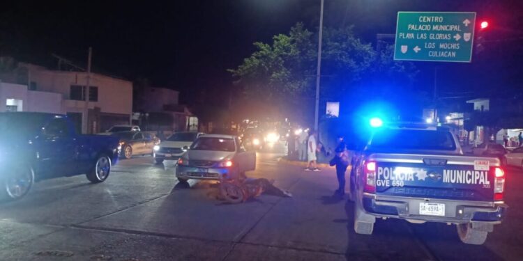 Atropellan a María Lizeth en transitado crucero de Guasave; iba en motocicleta