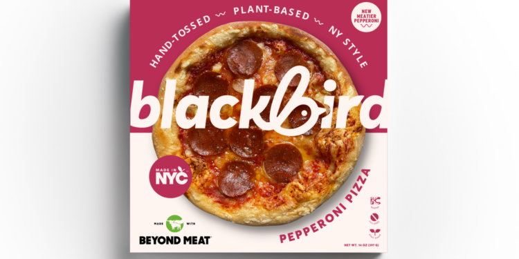 Blackbird Foods Reveals Refreshed Pepperoni Pizza With Beyond Meat and New Packaging