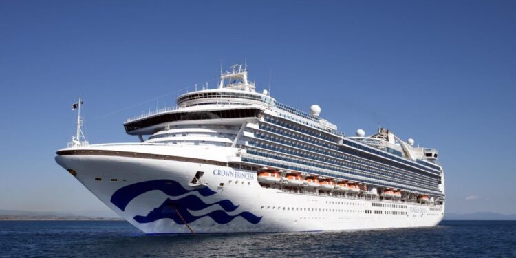 El Crown Princess hará el crucero mundial más largo de la naviera