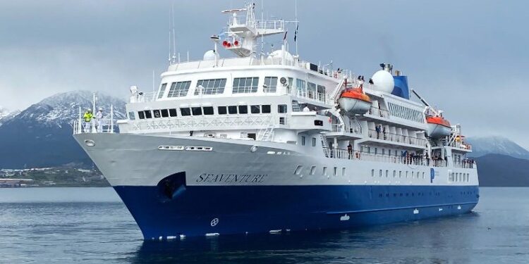 Este viernes arribará el crucero MS Seaventure a Puerto Madryn