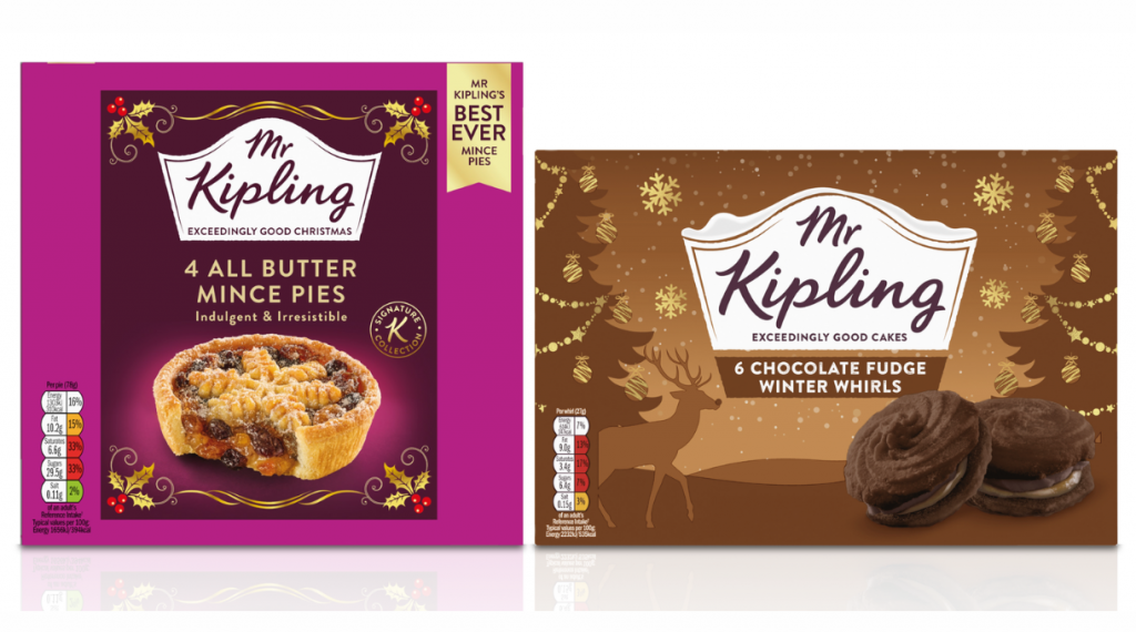Premier Foods launches new Mr Kipling festive treats