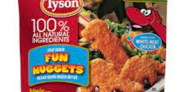 Tyson Foods dino chicken nuggets recalled in Wisconsin