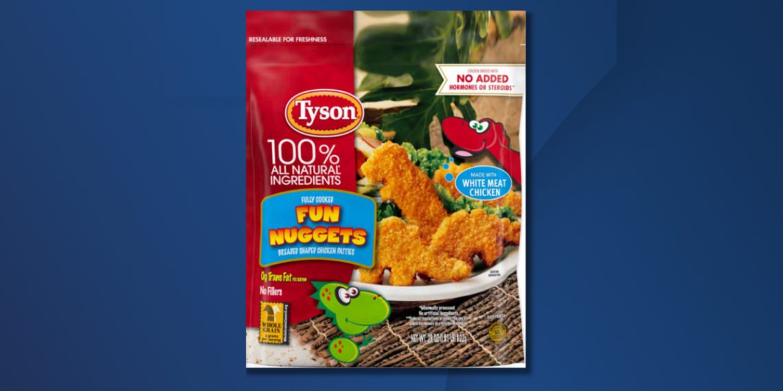 Tyson Foods recalls dinosaur-shaped nuggets