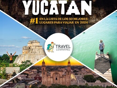 Yucatán encabeza la lista de Travel Lemming de los mejores 50 lugares para viajar en 2024