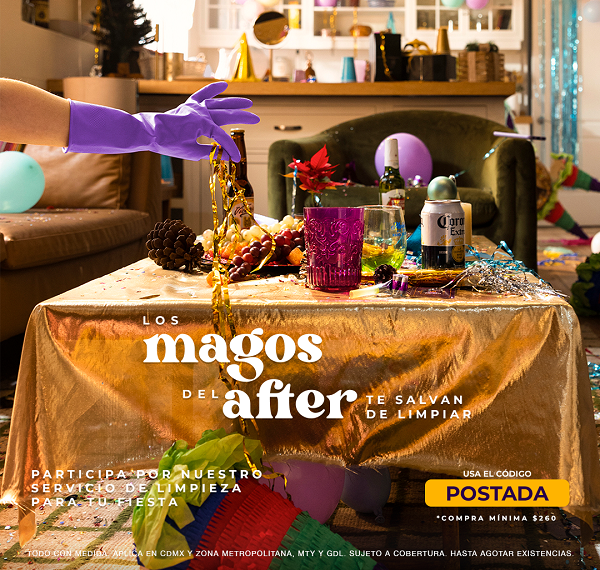 TaDa, la app de delivery de Grupo Modelo, lanza la dinámica “Los magos del after”, servicio de limpieza gratuito que elevará los momentos de disfrute esta temporada