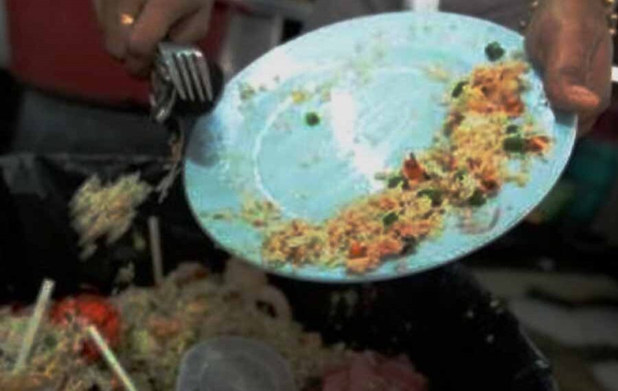 Waste of foods at social events