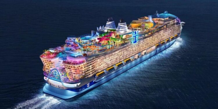 Este crucero será 5 veces más grande que el Titanic y se dividirá por barrios | VIDEO | Royal Caribbean | icon of the Seas | TECNOLOGIA